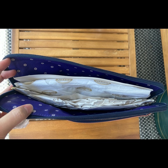 Striped leather Fossil iPad Case NWT - Picture 5 of 9